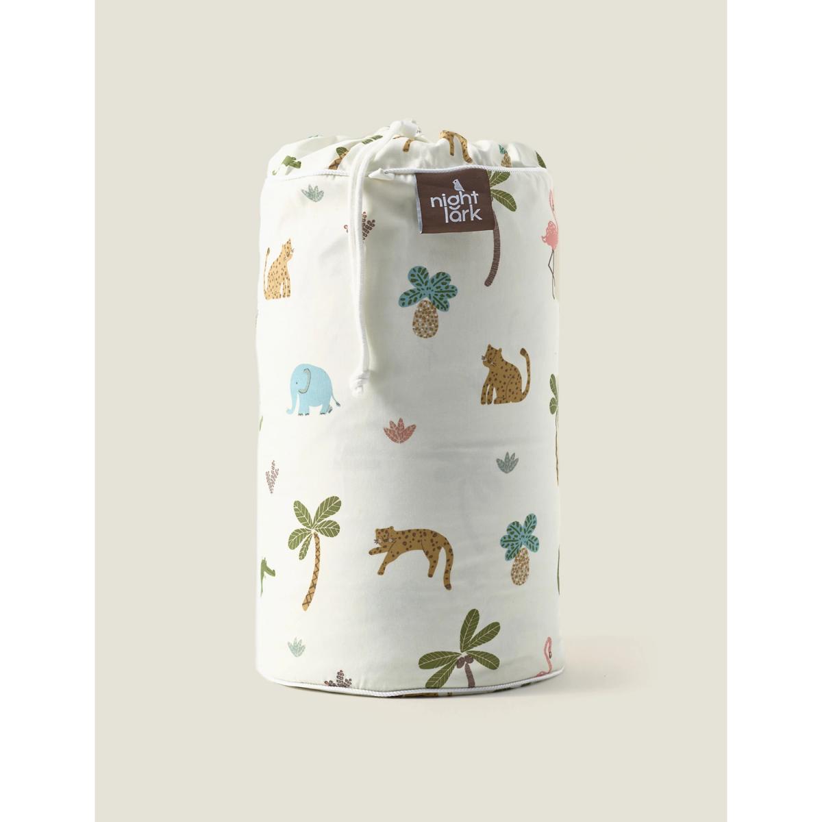 Night Lark Jungle 4 Tog Coverless Duvet & Pillowcase - SGL - Multi, Multi – image 4