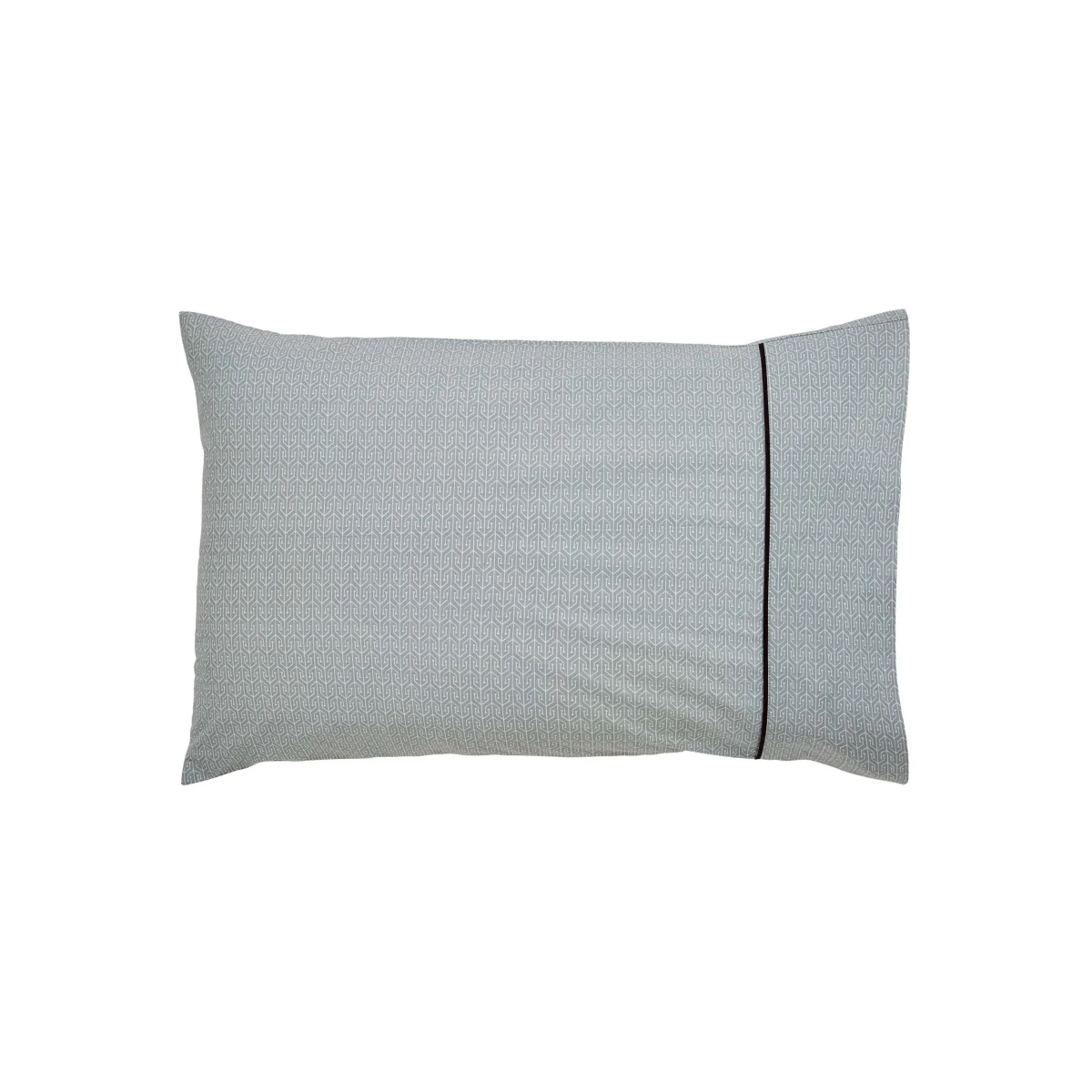 Bedeck of Belfast 2 Pack Pure Cotton Danza Pillowcases Light Grey Mix – image 2