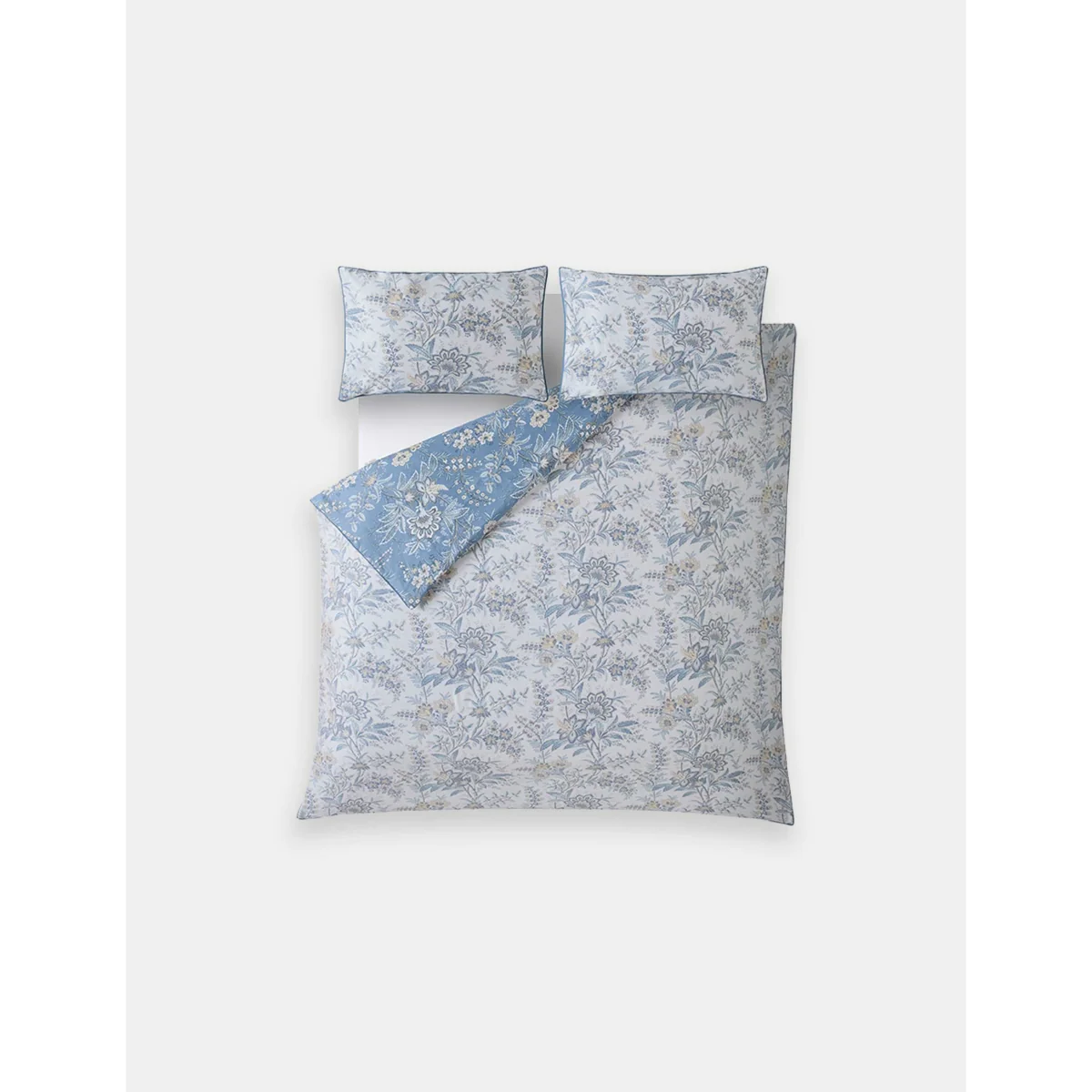 Laura Ashley 2 Pack Pure Cotton Sateen Marlbrook Pillowcases Sage Mix – image 3