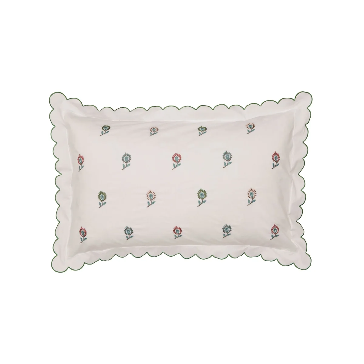 Joules 2 Pack Come Rain Or Shine Oxford Pillowcases White Mix – image 2