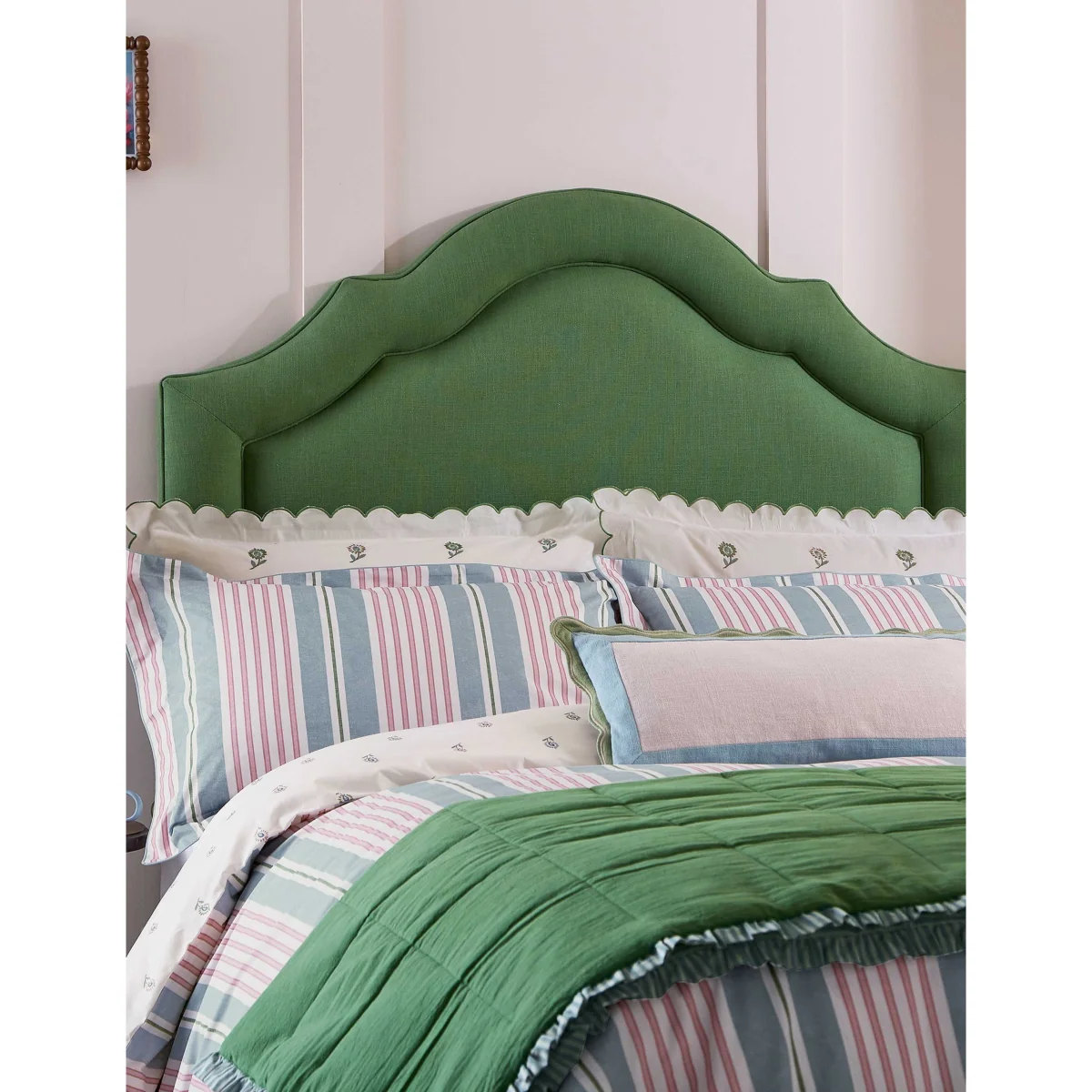 Joules 2 Pack Come Rain Or Shine Oxford Pillowcases White Mix – image 4