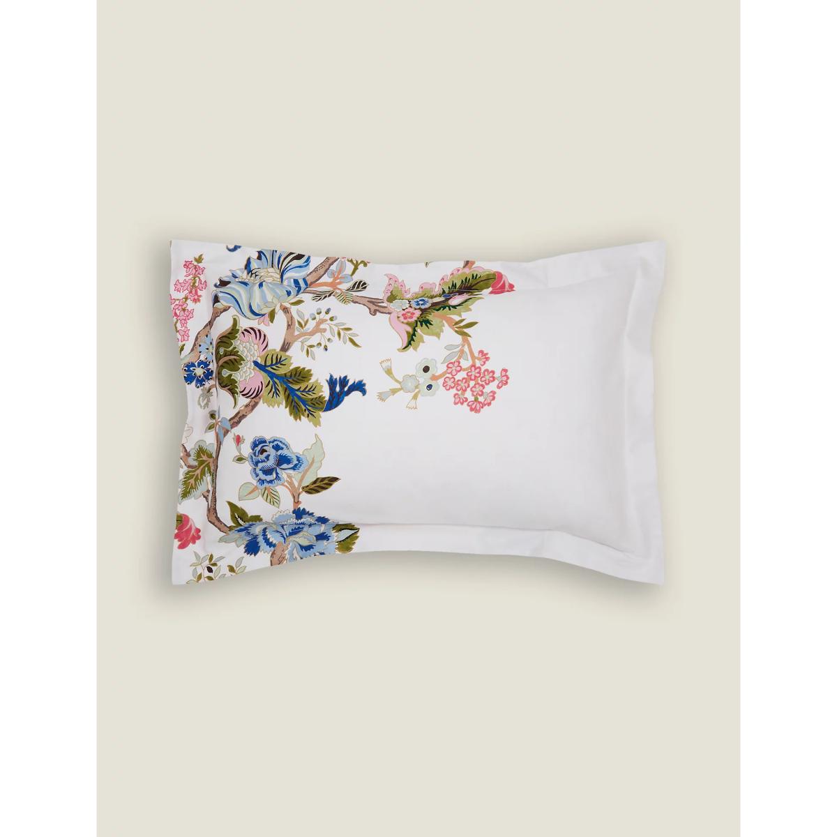 Sanderson Pure Cotton Sateen Fussang Tree Oxford Pillowcase - Dark Blue, Dark Blue – image 3