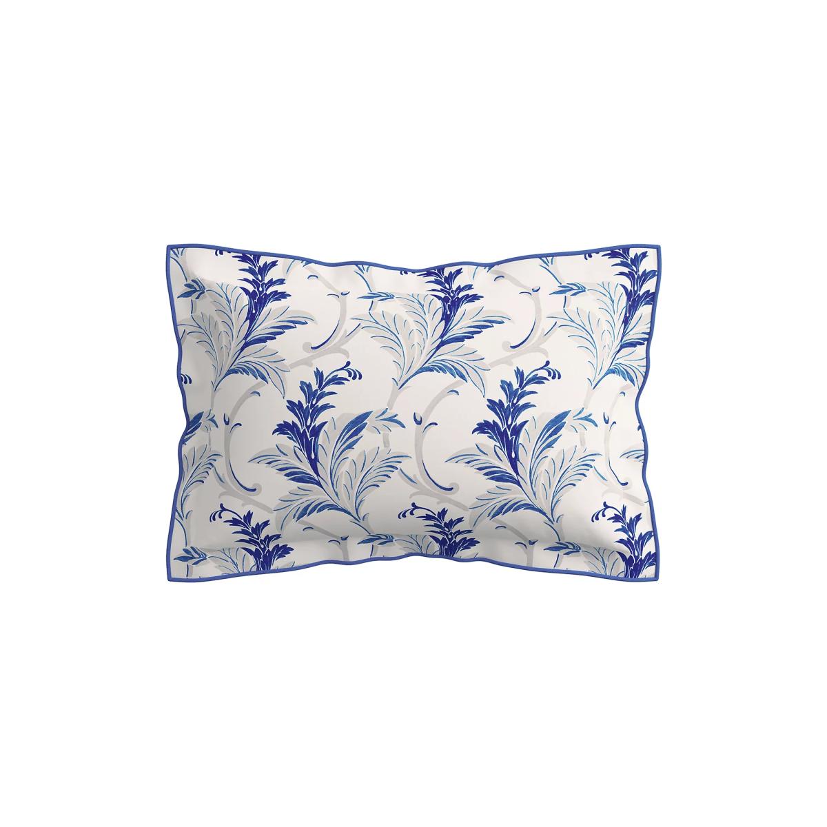 V&A Pure Cotton Percale Baroque Oxford Pillowcase - Indigo Mix, Indigo Mix – image 3