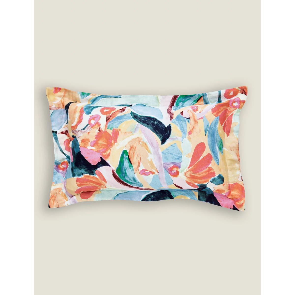 Ted Baker Pure Cotton Sateen Abstract Art Oxford Pillowcase - Multi, Multi – image 3
