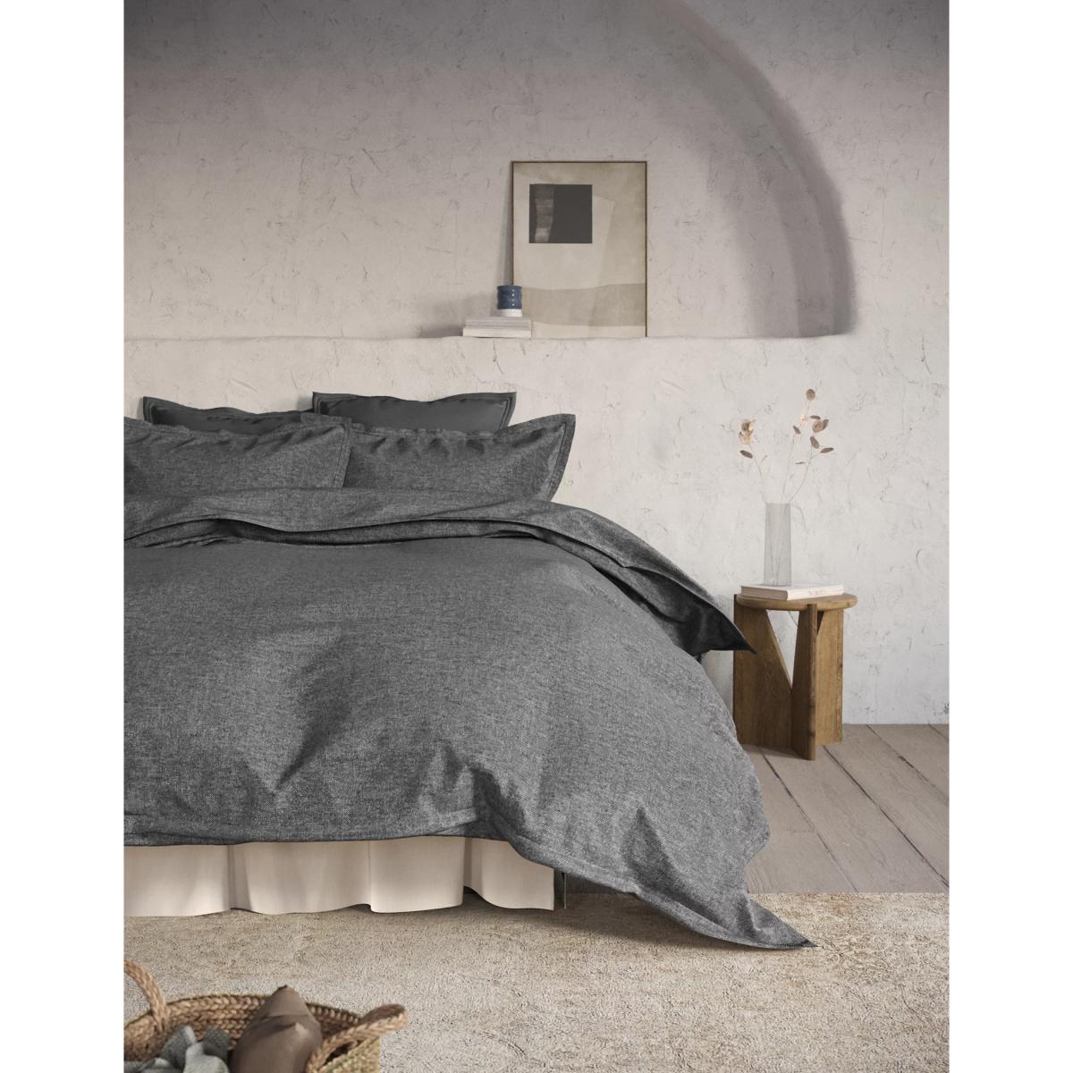 M&S X Fired Earth 2pk Pure Brushed Cotton Twill Oxford Pillowcases - Garden Folly, Garden Folly,Bamyan Blue,Charcoal,Malm – image 2