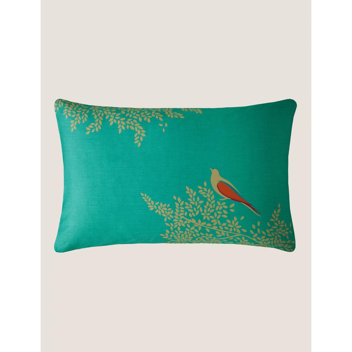 Sara Miller 2 Pack Green Birds Pillowcases, Green – image 3