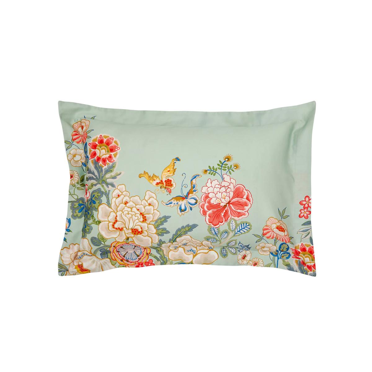 Sanderson Pure Cotton Emperor Peony Oxford Pillowcase - Blue, Blue – image 3