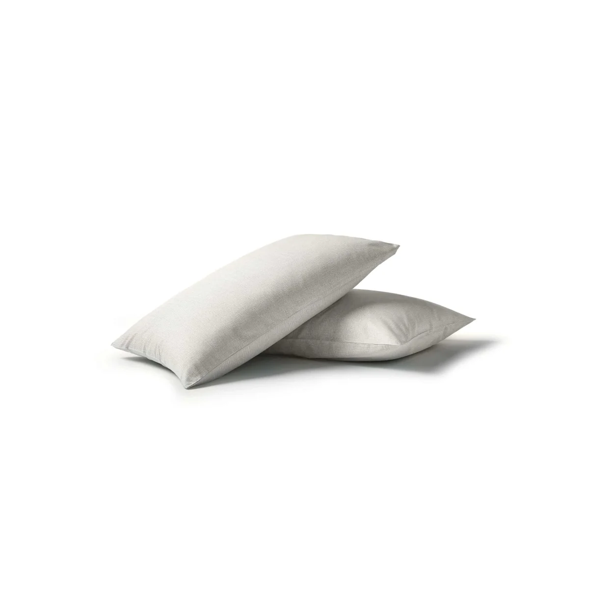 Night Lark 2 Pack Linen Print Pillowcases Light Blue – image 4