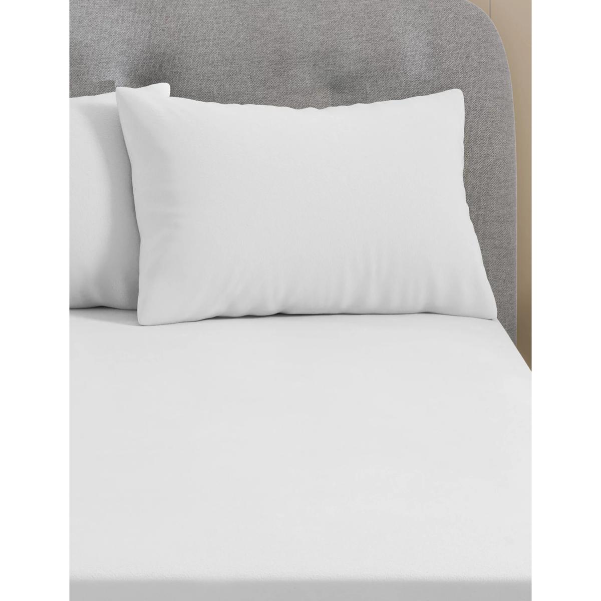 M&S 2 Pack Egyptian Cotton Standard Pillowcases - White, White,Light Cream – image 3