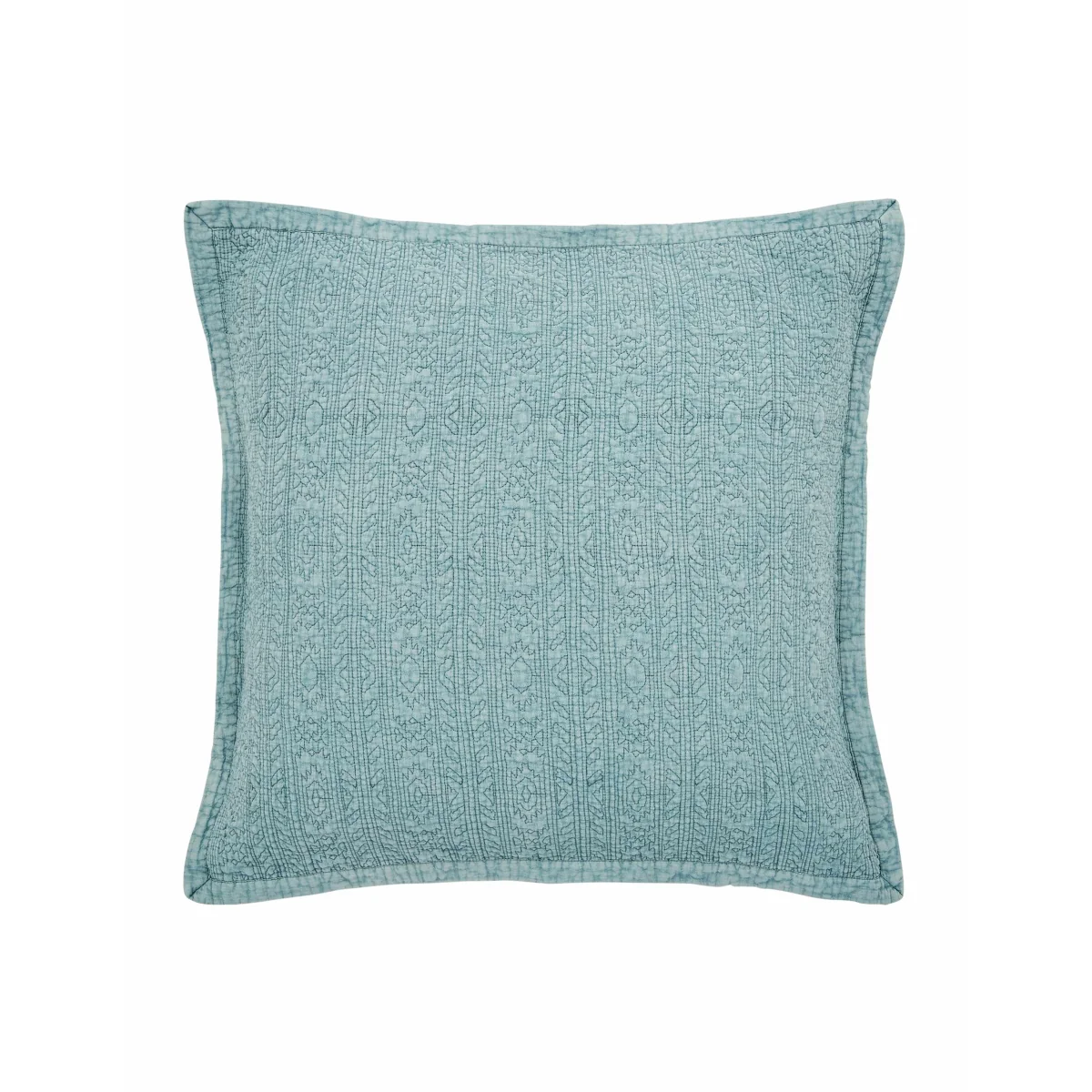 Bedeck of Belfast Pure Cotton Oscar/Celina Pillowcase Blue Mix – image 2