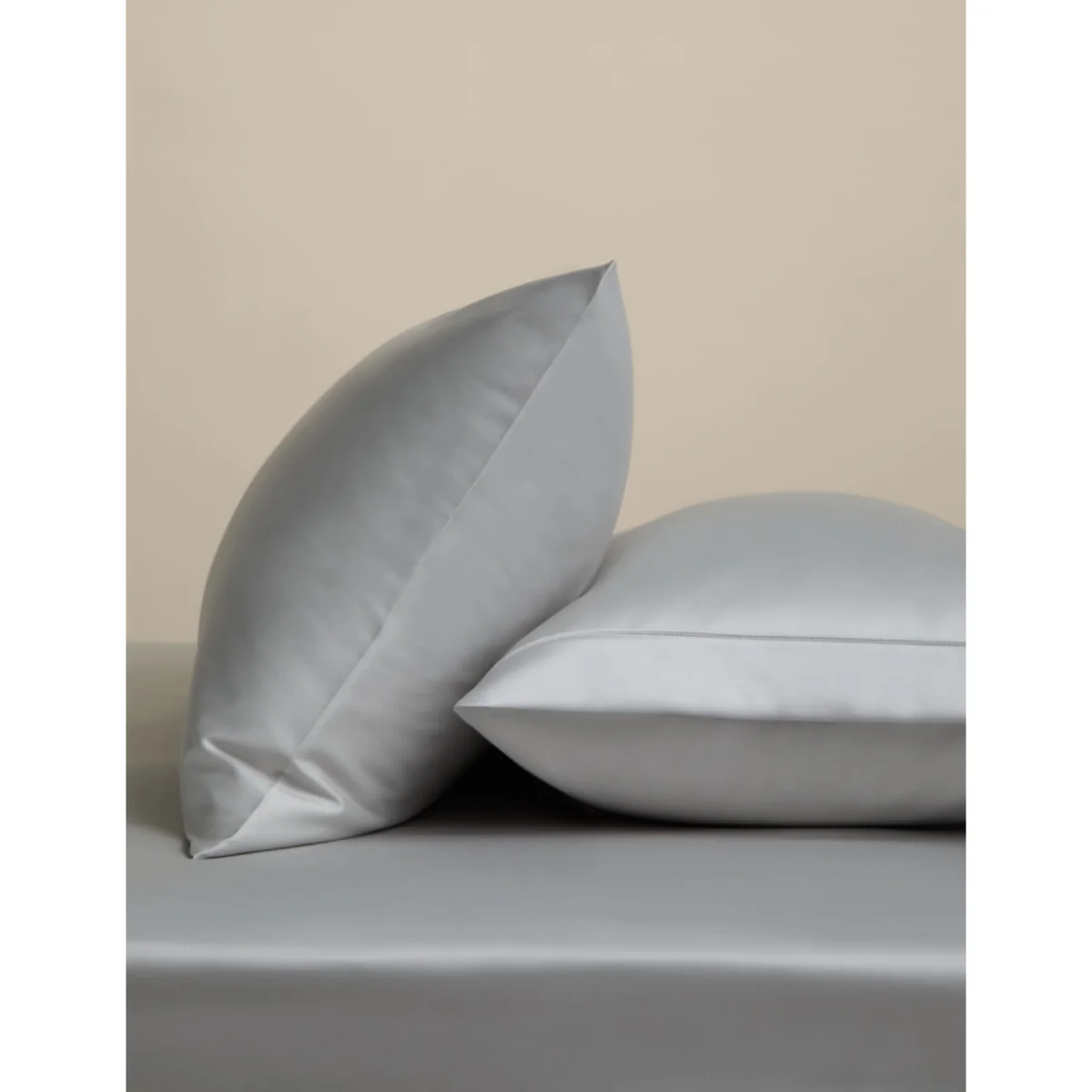 M&S Egyptian Cotton 230 Thread Count Silky Pillowcases Slate Blue – image 2