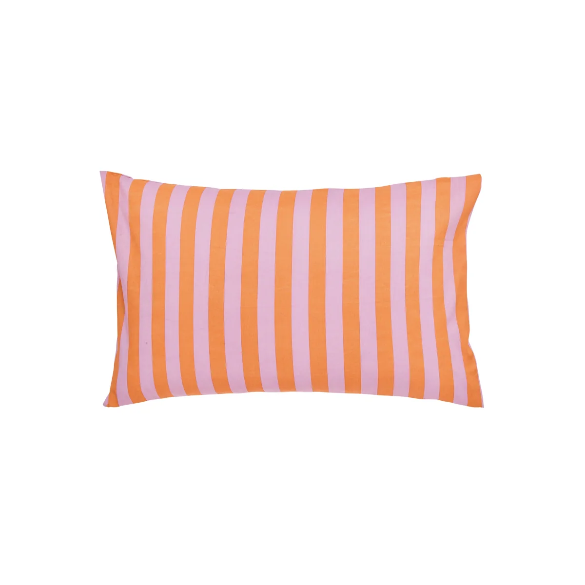 LAND & SHORE 2 Pack Pure Cotton Peony Pillowcases Orange Mix – image 2