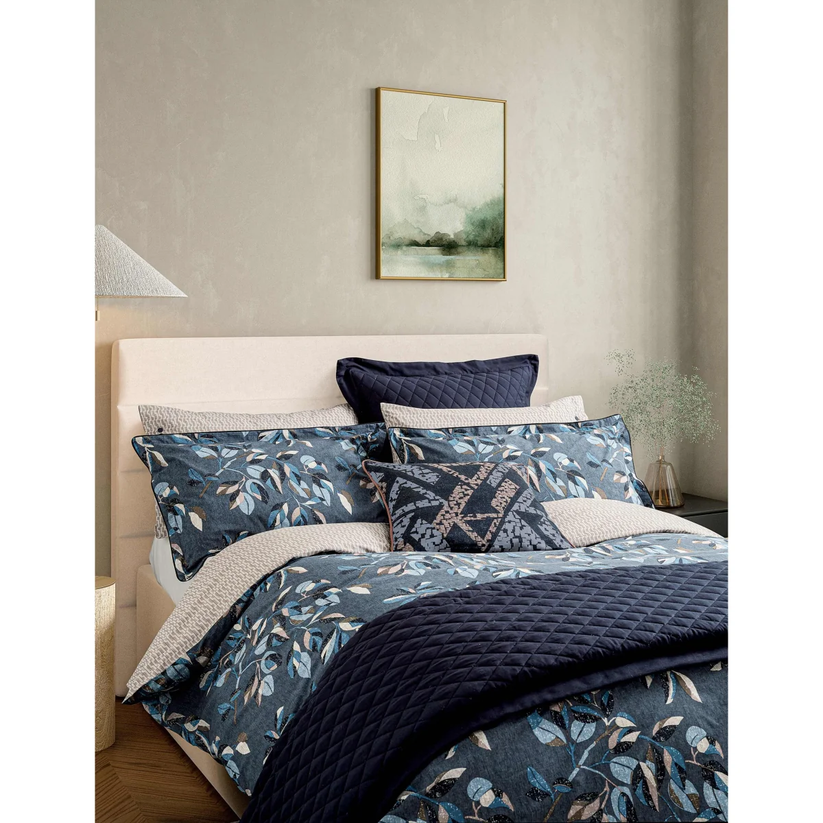 Bedeck of Belfast 2 Pack Pure Cotton Albany Denim Pillowcases Natural Mix – image 3