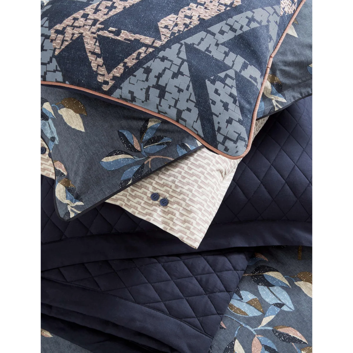 Bedeck of Belfast 2 Pack Pure Cotton Albany Denim Pillowcases Natural Mix – image 5