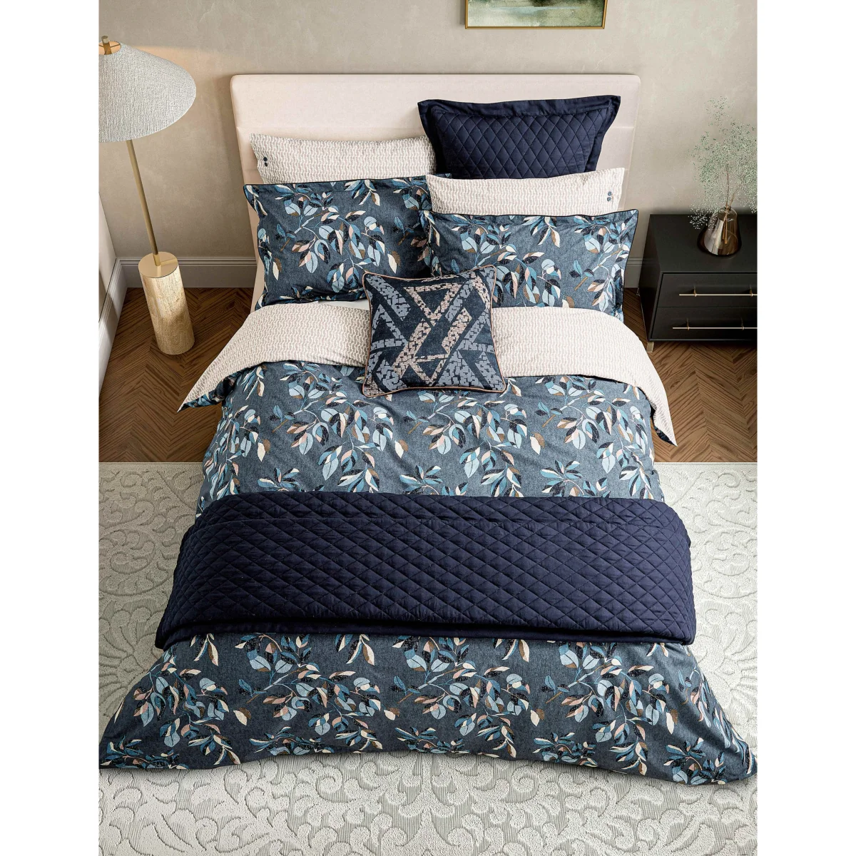 Bedeck of Belfast 2 Pack Pure Cotton Albany Denim Pillowcases Natural Mix – image 6