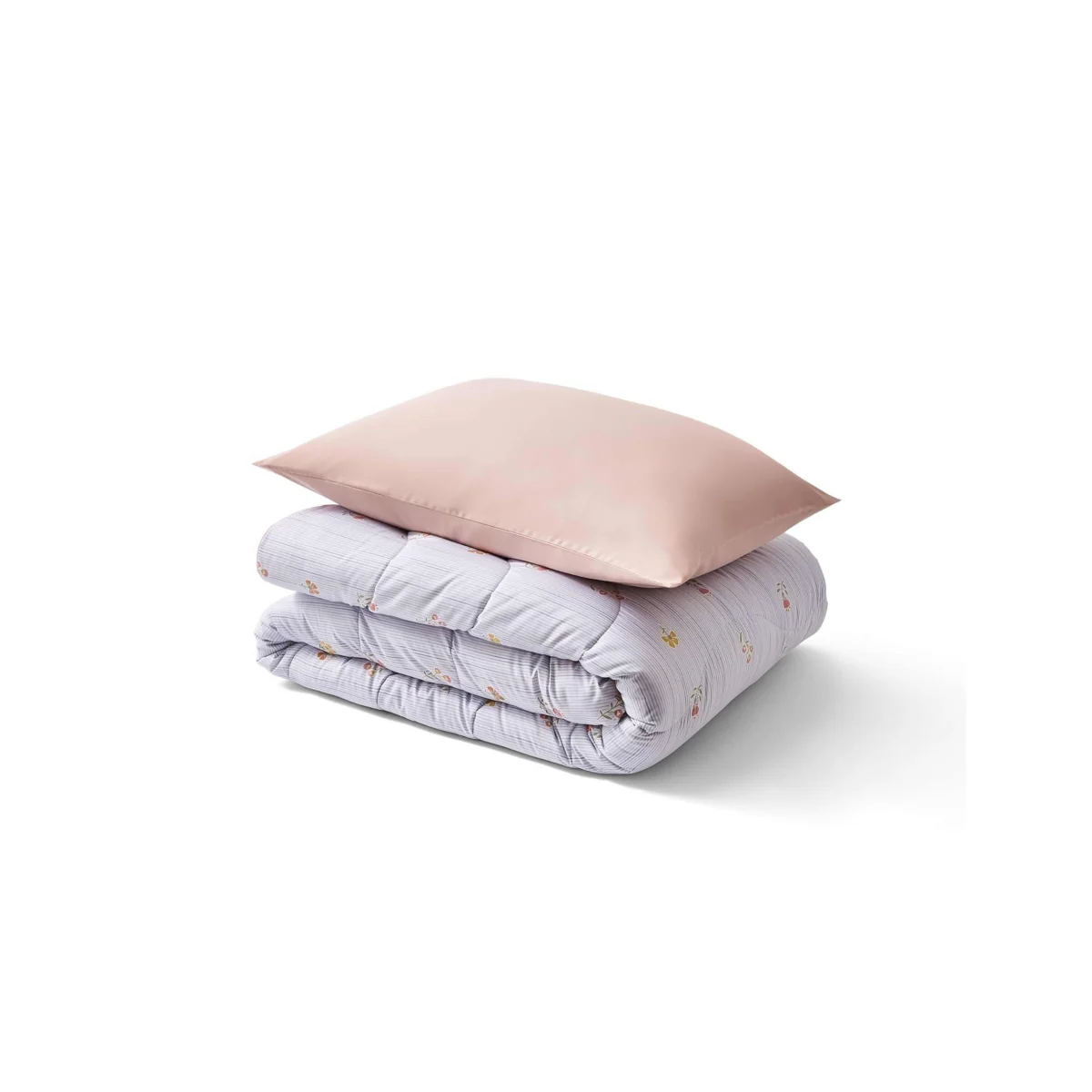 Night Lark Vintage Stripes Coverless Duvet & Pillowcase White Mix – image 5