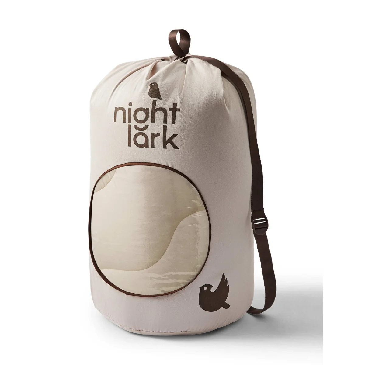 Night Lark 10.5 Tog Coverless Duvet & Pillowcase Olive – image 12