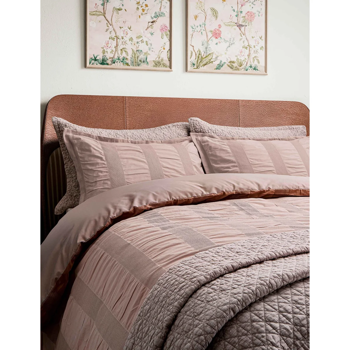 Bedeck of Belfast 2 Pack Pure Cotton Stonewashed Pillowcases Blue – image 2
