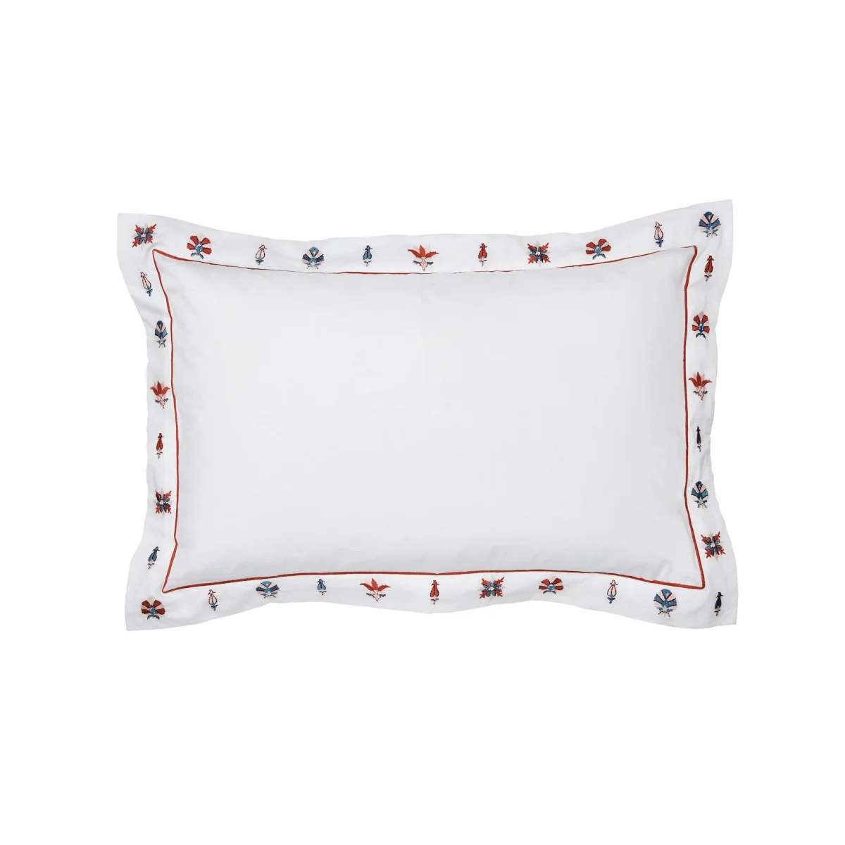 Joules 2 Pack Siesta to Fiesta Oxford Pillowcases White Mix – image 2