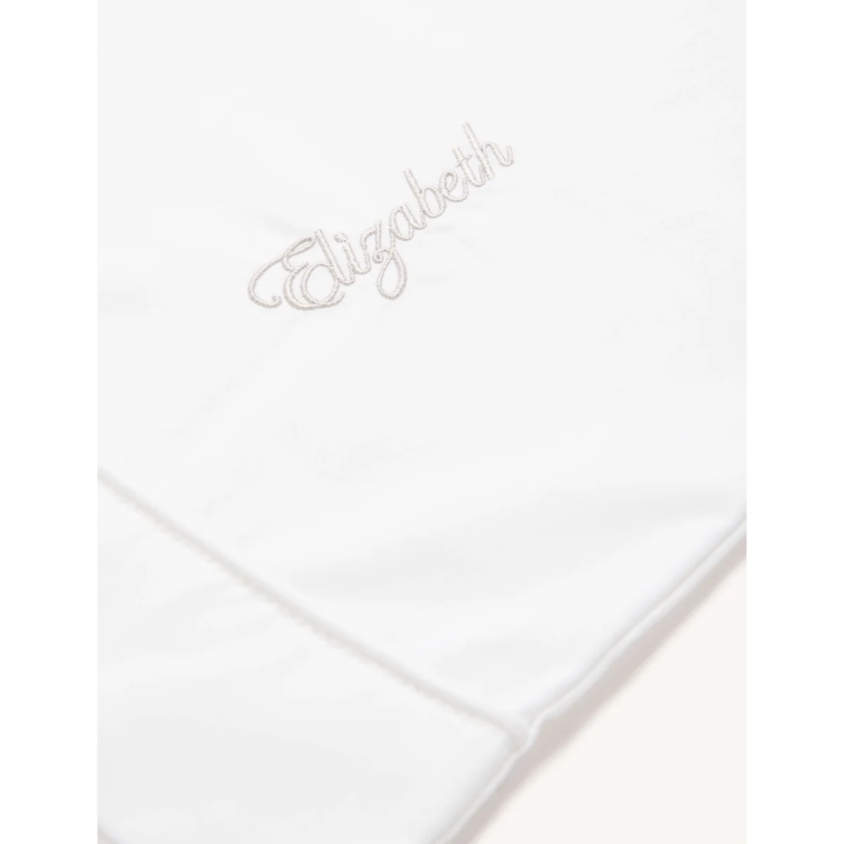 M&S Personalised Egyptian Cotton Pillowcase - White, White – image 2