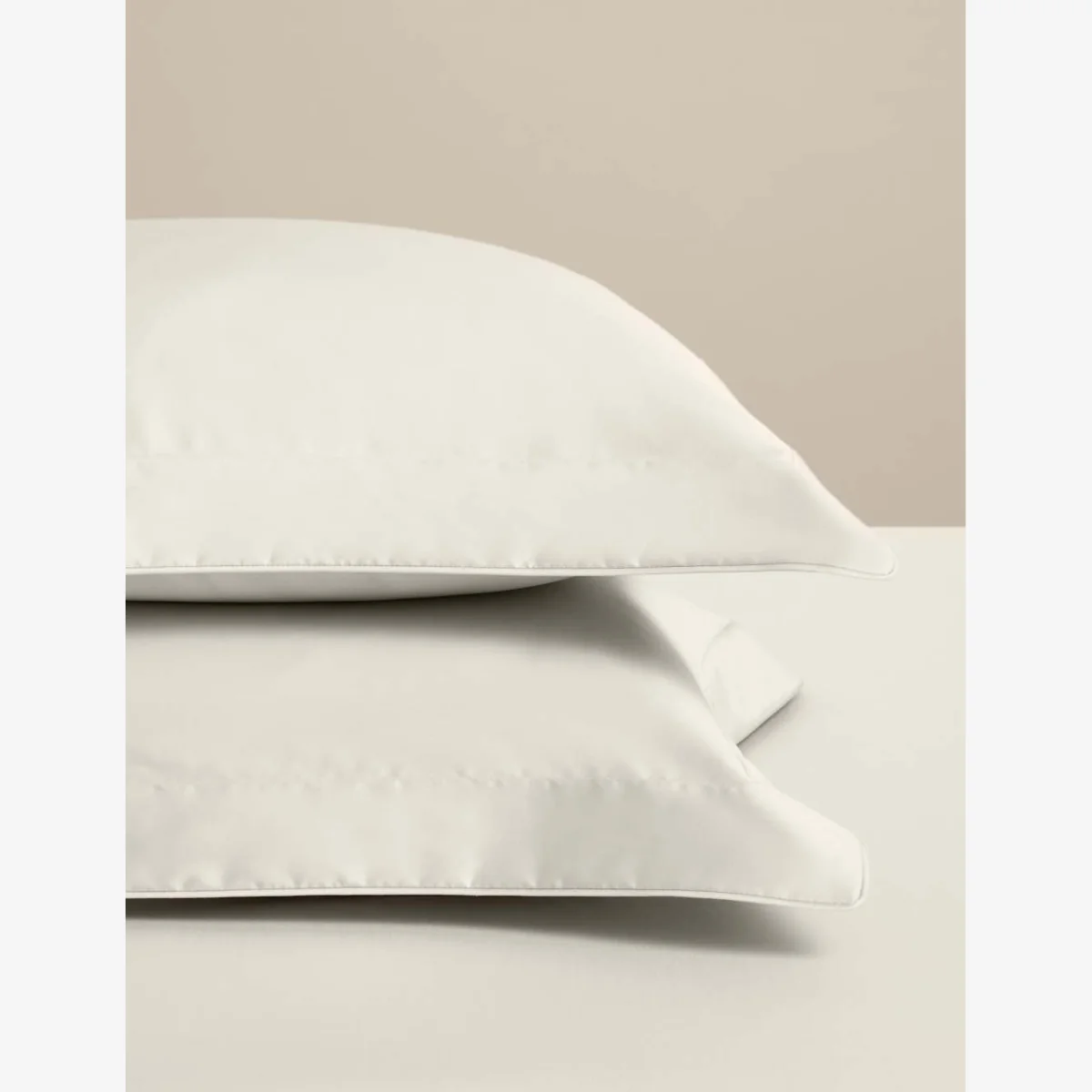 M&S 2 Pack Egyptian Cotton 230 Thread Count Oxford Pillowcase Linen – image 1