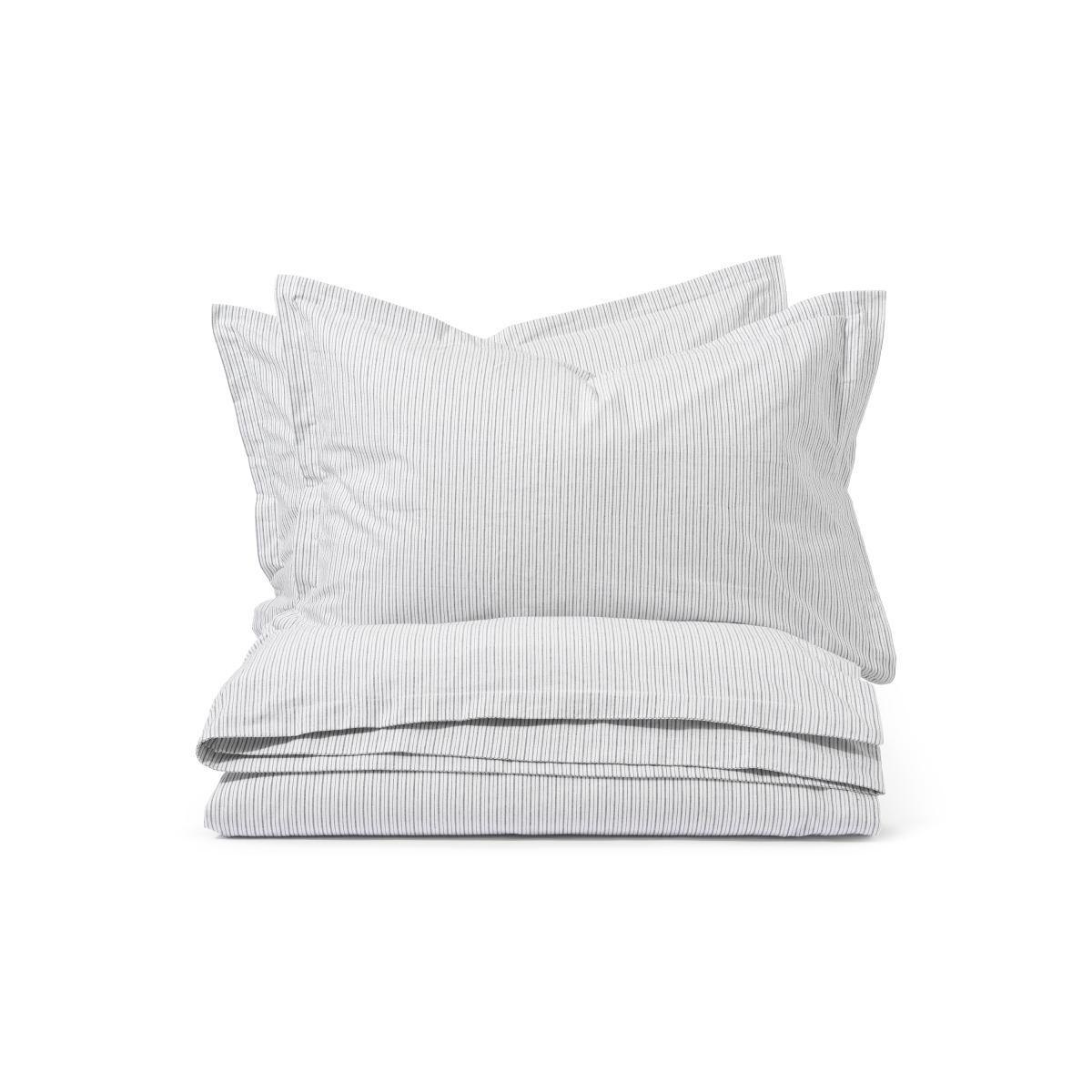Laith 100% Organic Cotton Cover + 2 Pillowcases, Double, Navy – image 2