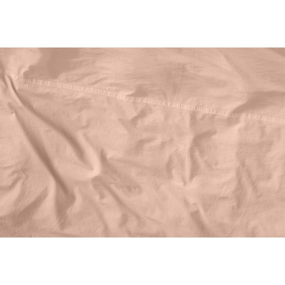Zana Organic Cotton Stonewashed Pair Of Pillowcases, Plaster Pink – image 7