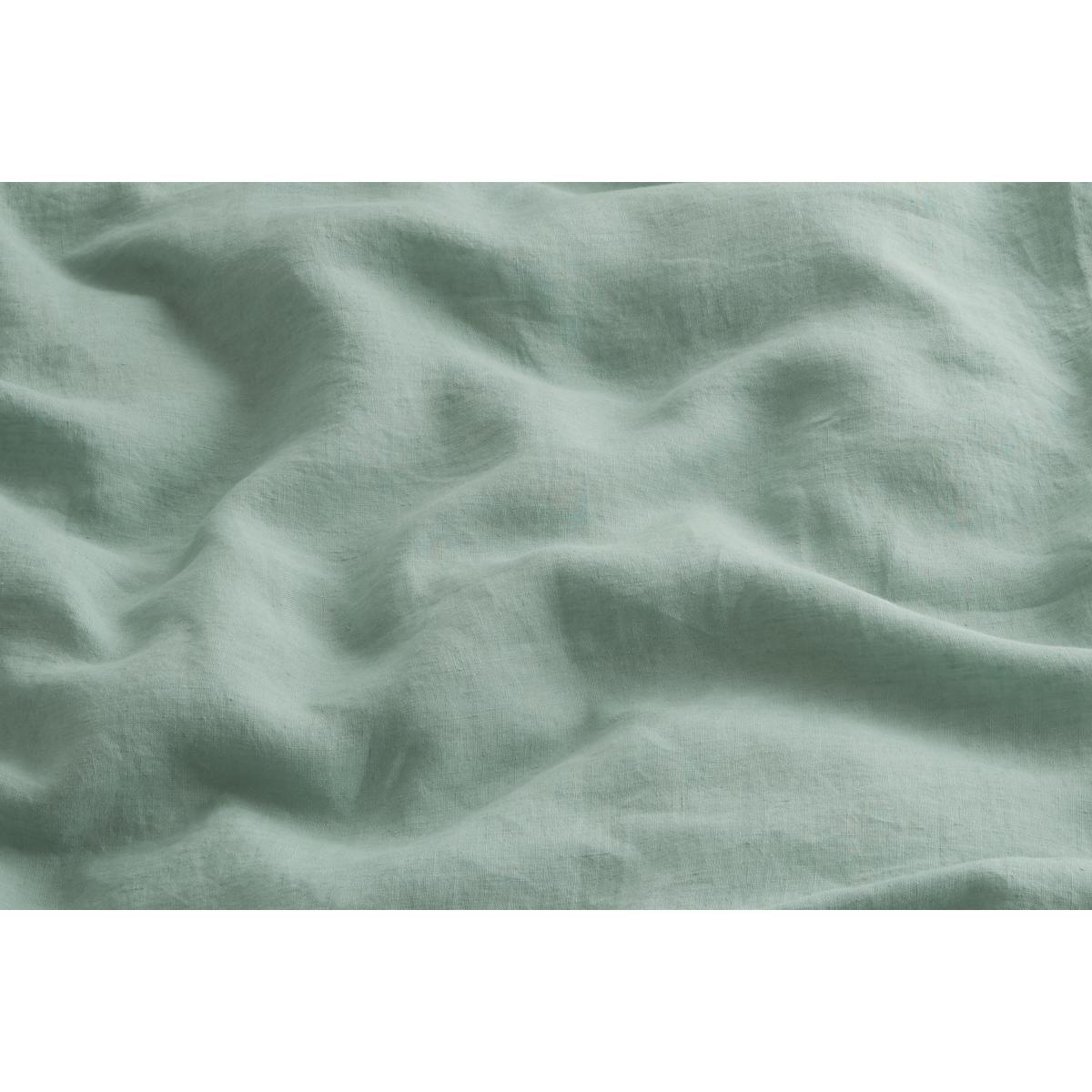 Brisa 100% Linen Pair of Pillowcases, Soft Green – image 6
