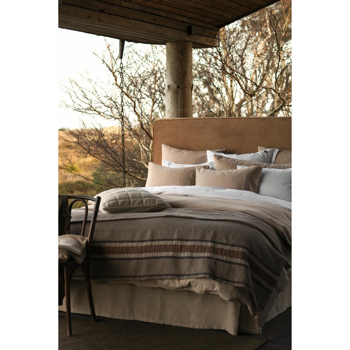 Lexington Herringbone Flanell pillowcase 50x60 cm Beige-off white – image 4