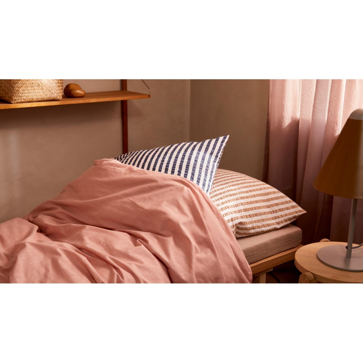 Juna Bæk&Bølge Lines pillowcase 50x60 cm Dark blue-white – image 5