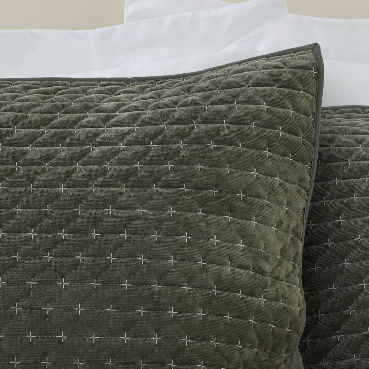 Bianca Attica Velvet Pillowsham Pair - Green – image 3