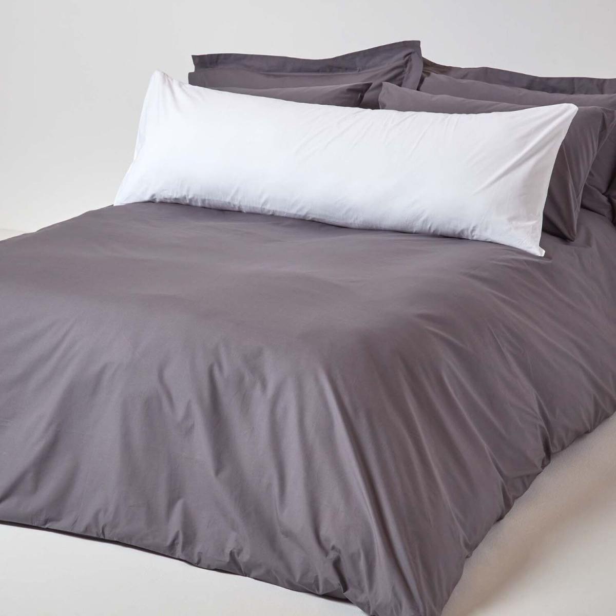 200 Thread Count Egyptian Cotton Body Size Pillowcase - White – image 3
