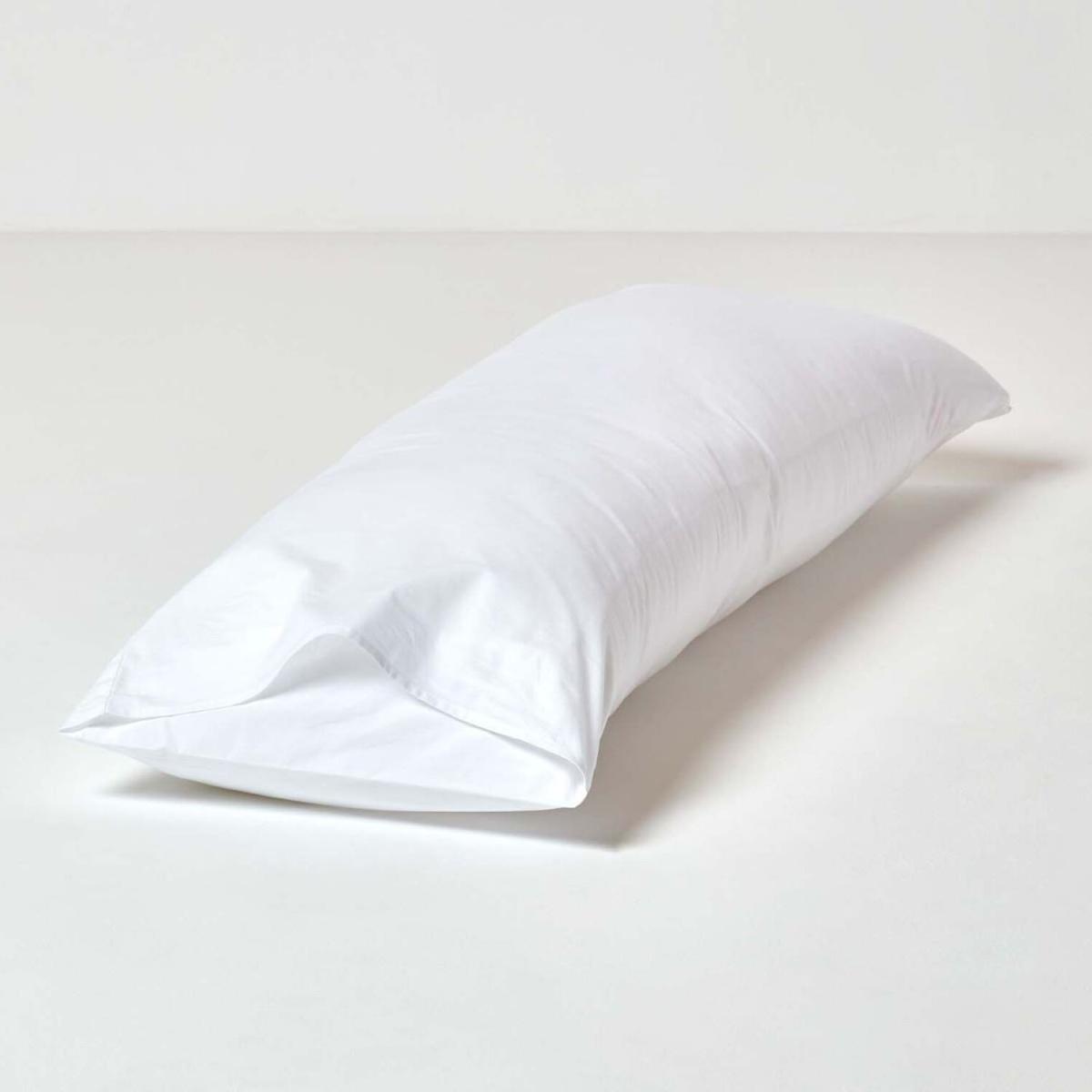 200 Thread Count Egyptian Cotton Body Size Pillowcase - White – image 5