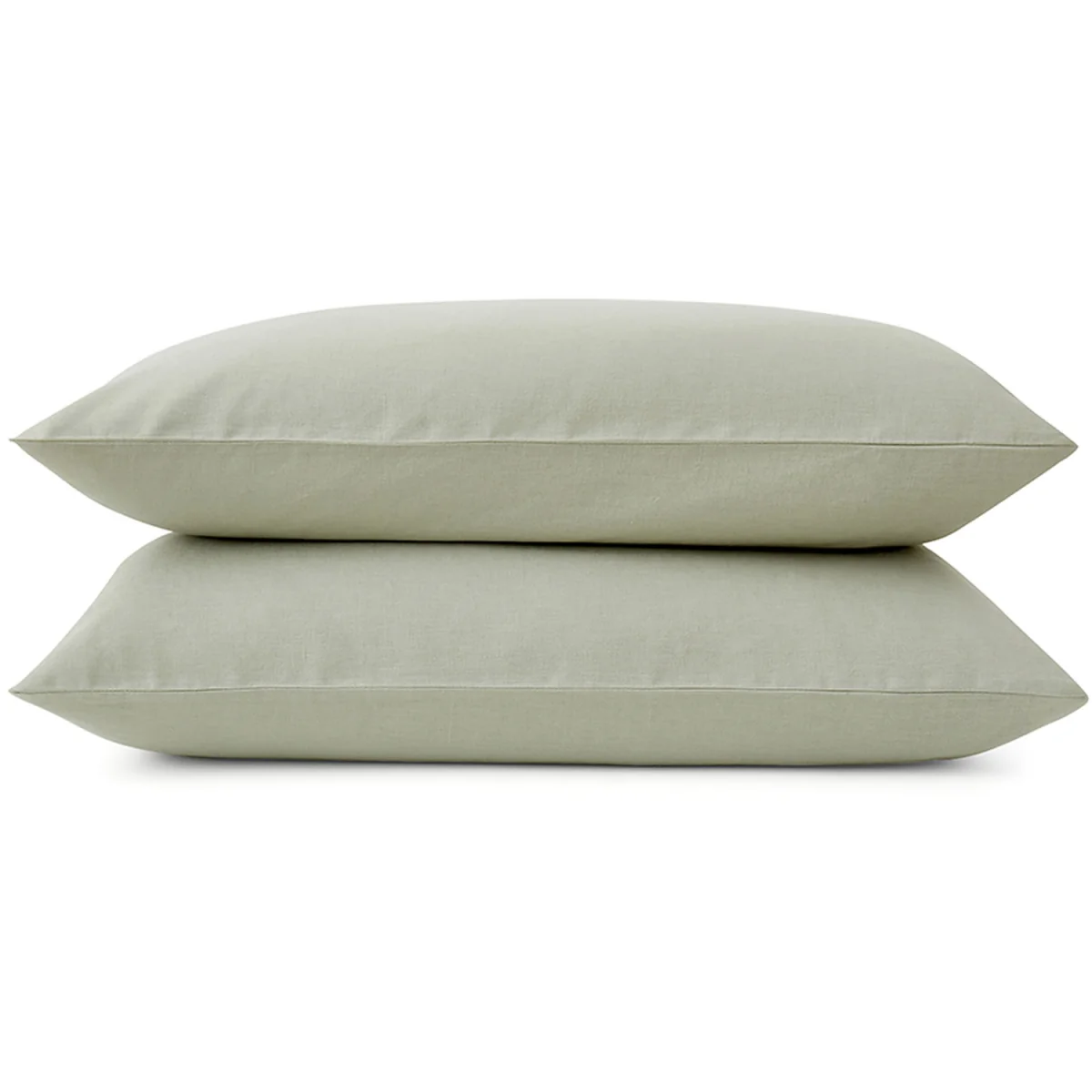 Touch of Linen Housewife Pillowcase Pair - Pistachio Green – image 3