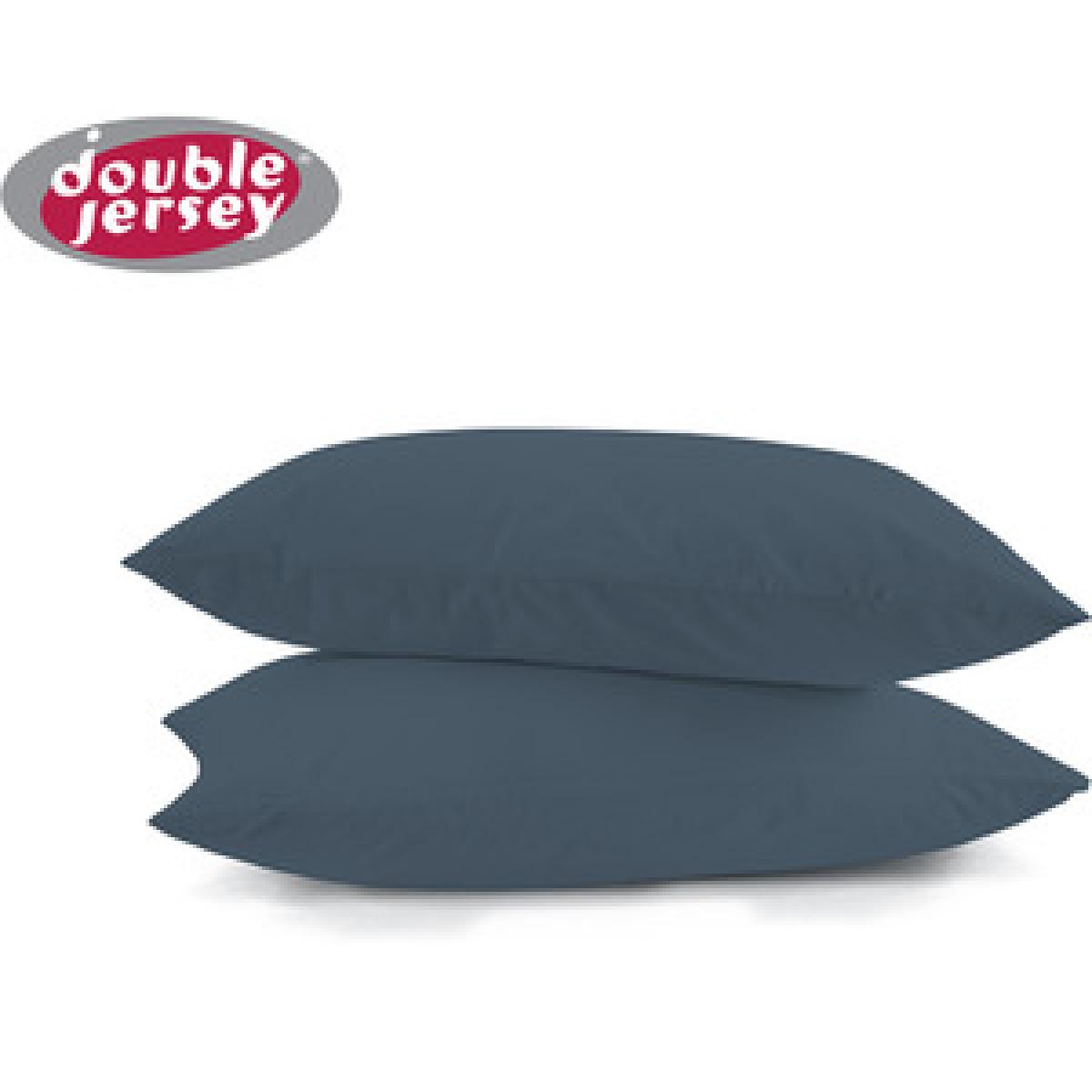 Double Jersey Pure Cotton Pair Pillowcases - Ecru – image 6