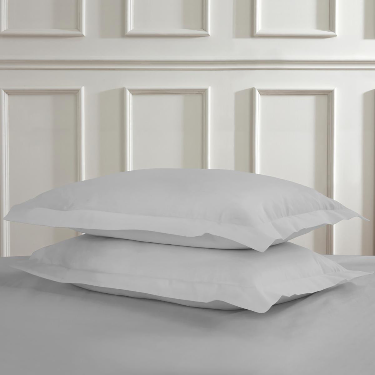 Polycotton Oxford Pillowcases - Silver – image 5