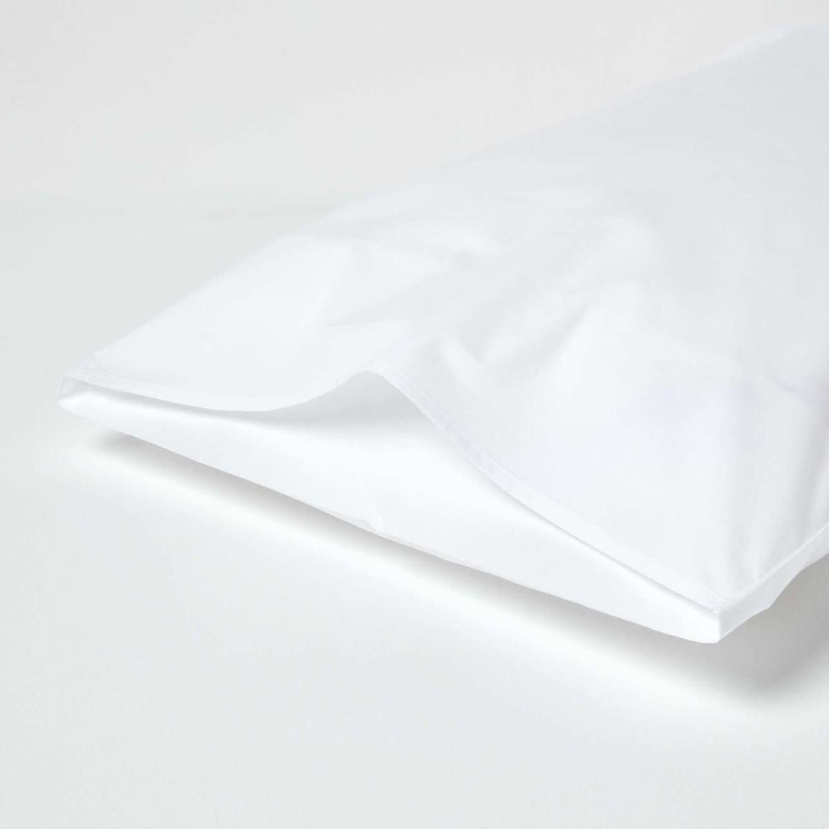 200 Thread Count Egyptian Cotton Housewife Pillowcase - White – image 2
