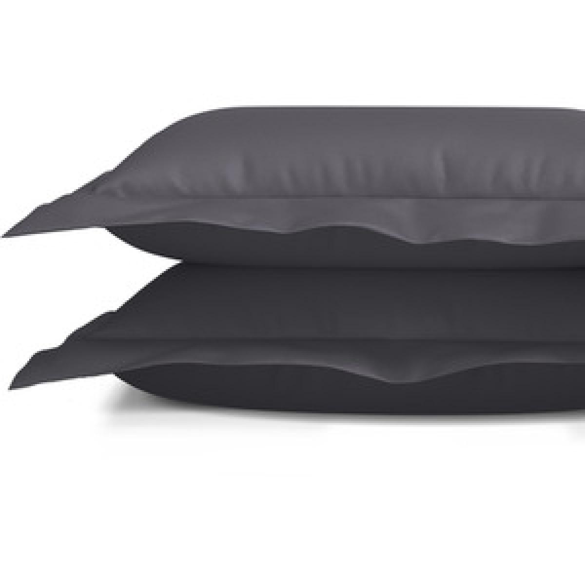 Silky Satin Pillowcases Egyptian Cotton Pair - White / 63x 63 cm – image 6