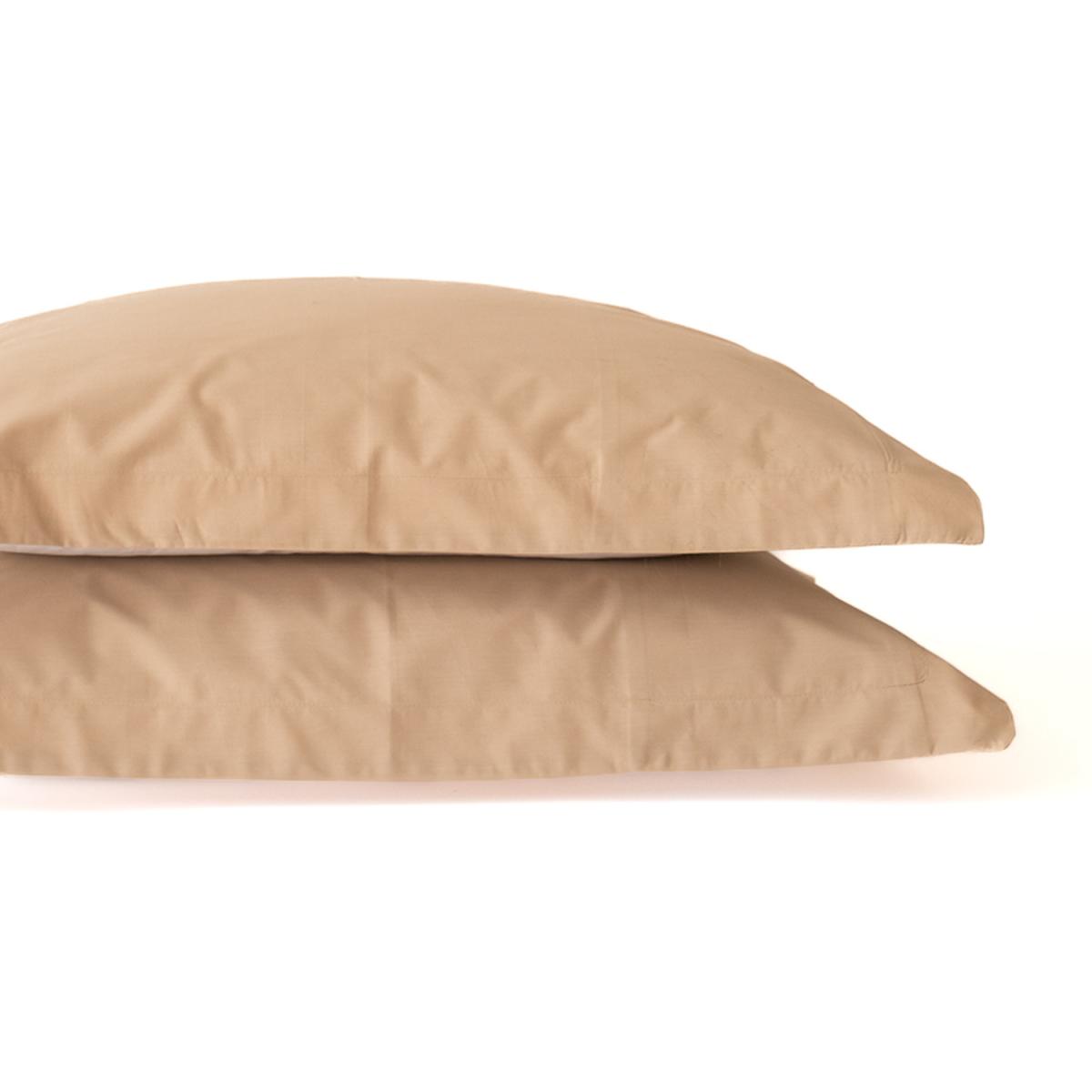Palace Percale High Quality Pair Pillowcases - Golden Beige / 80cm – image 3