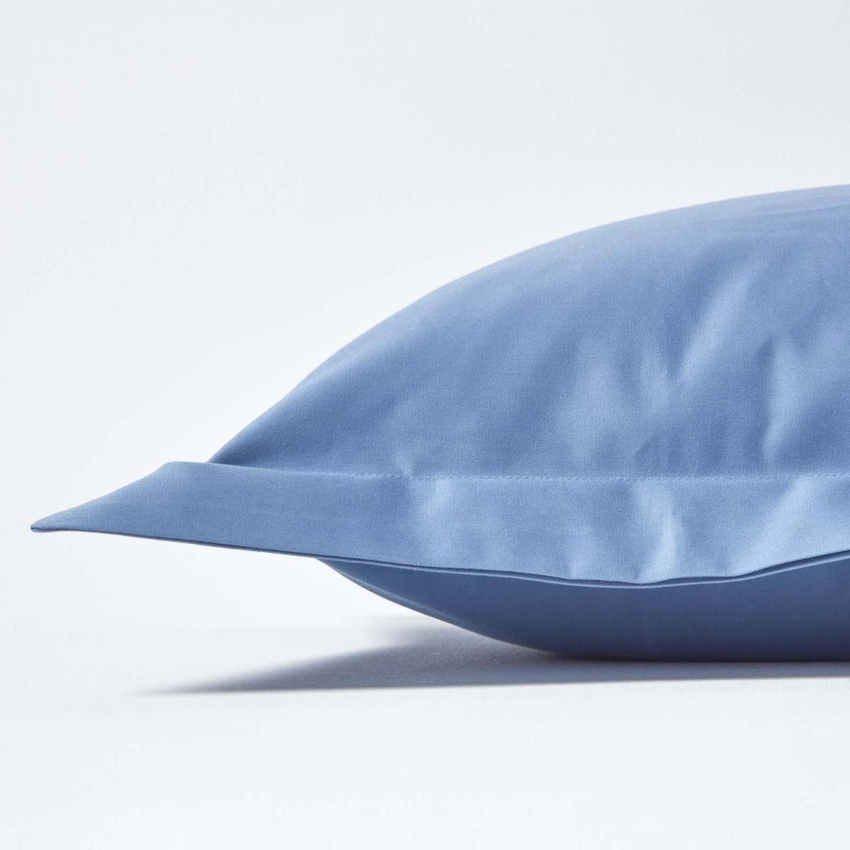 1000 Thread Count Egyptian Cotton Oxford Pillowcase - Airforce Blue – image 2