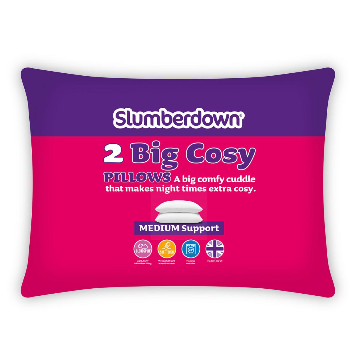 Slumberdown Big Cosy Pillow Pair – image 2