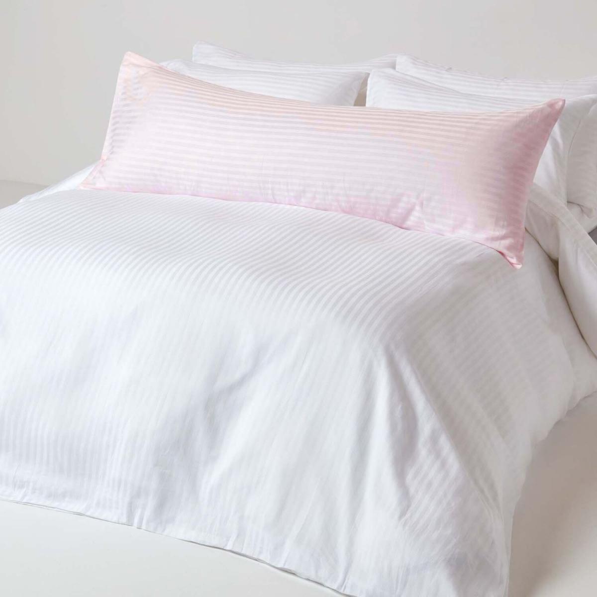 330 Thread Count Egyptian Cotton Body Size Pillowcase - Pink – image 2