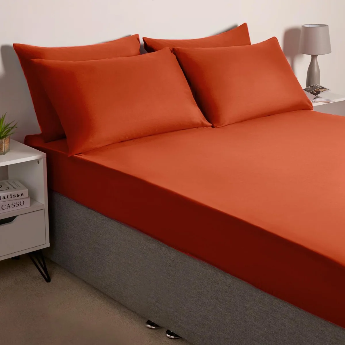 OHS 2 Pack Plain Dyed Housewife Pillowcases - Rust / 2 – image 2