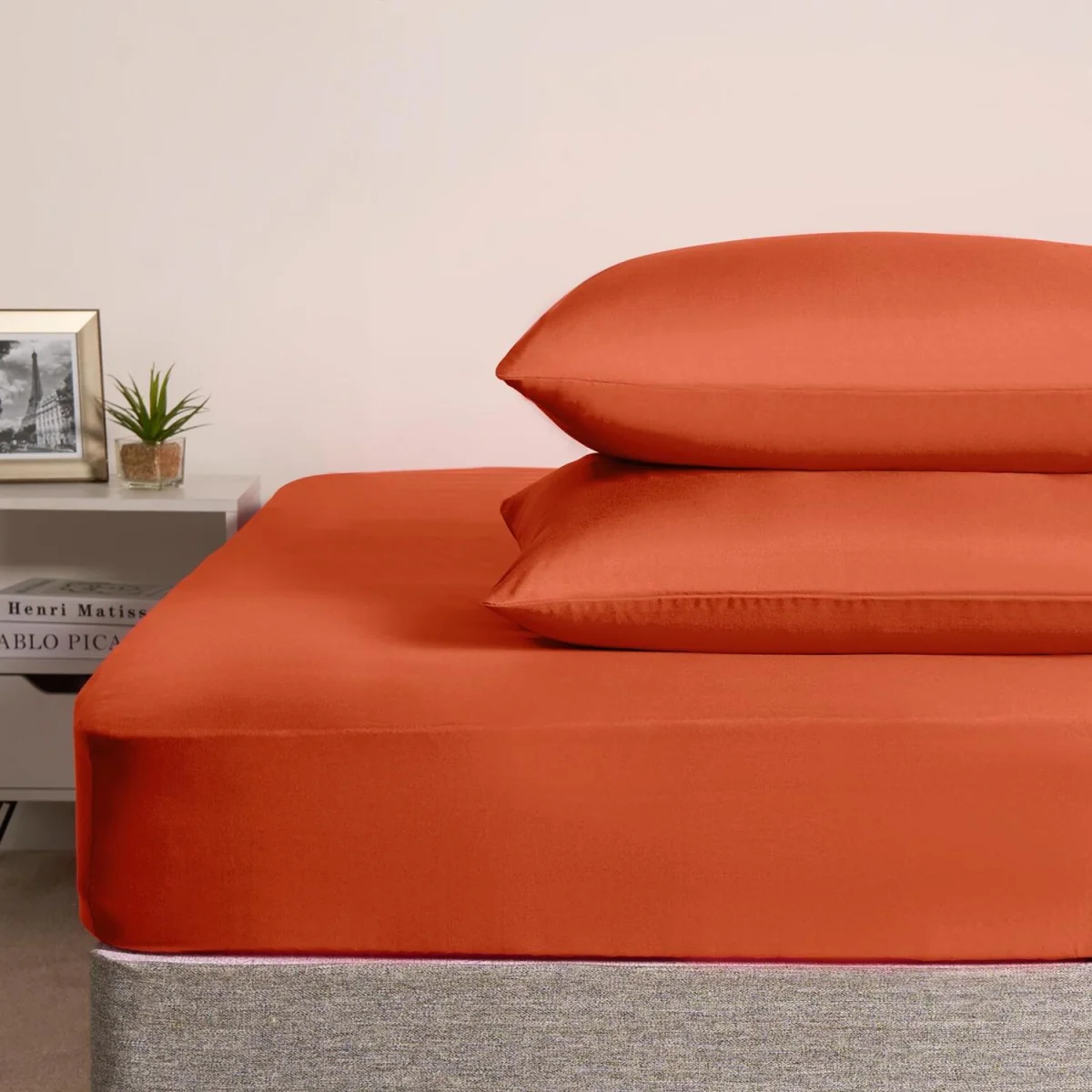 OHS 2 Pack Plain Dyed Housewife Pillowcases - Rust / 2 – image 3