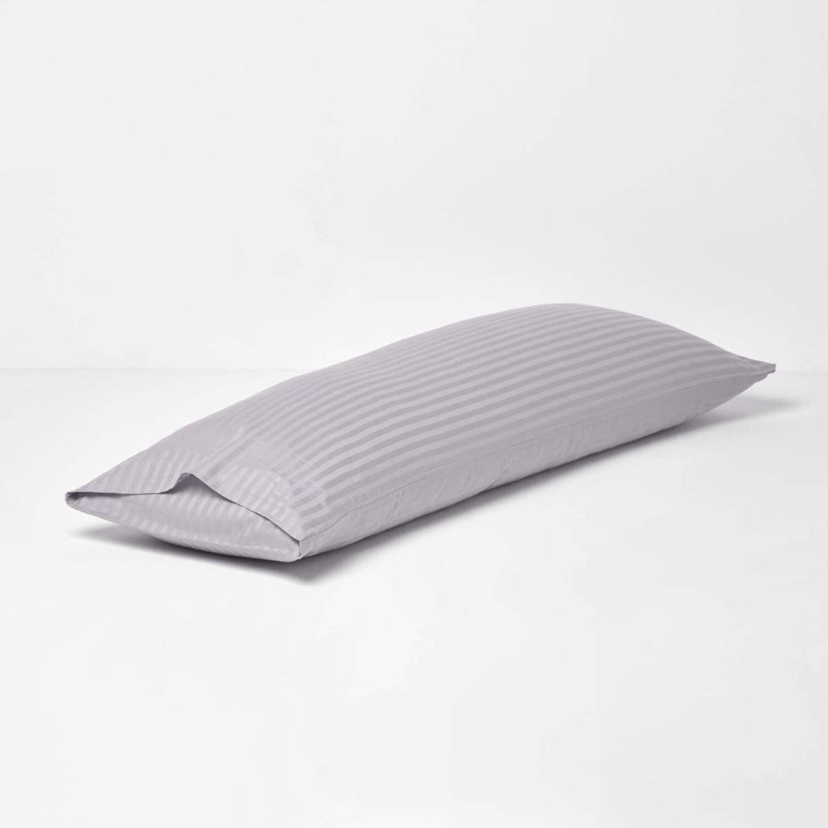 330 Thread Count Egyptian Cotton Body Size Pillowcase - Grey – image 3