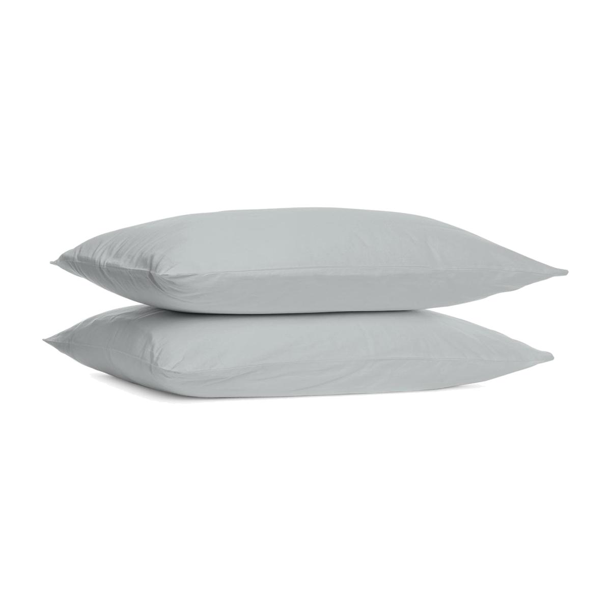 Cotton Housewife Pillowcases 180 Thread Count - Silver