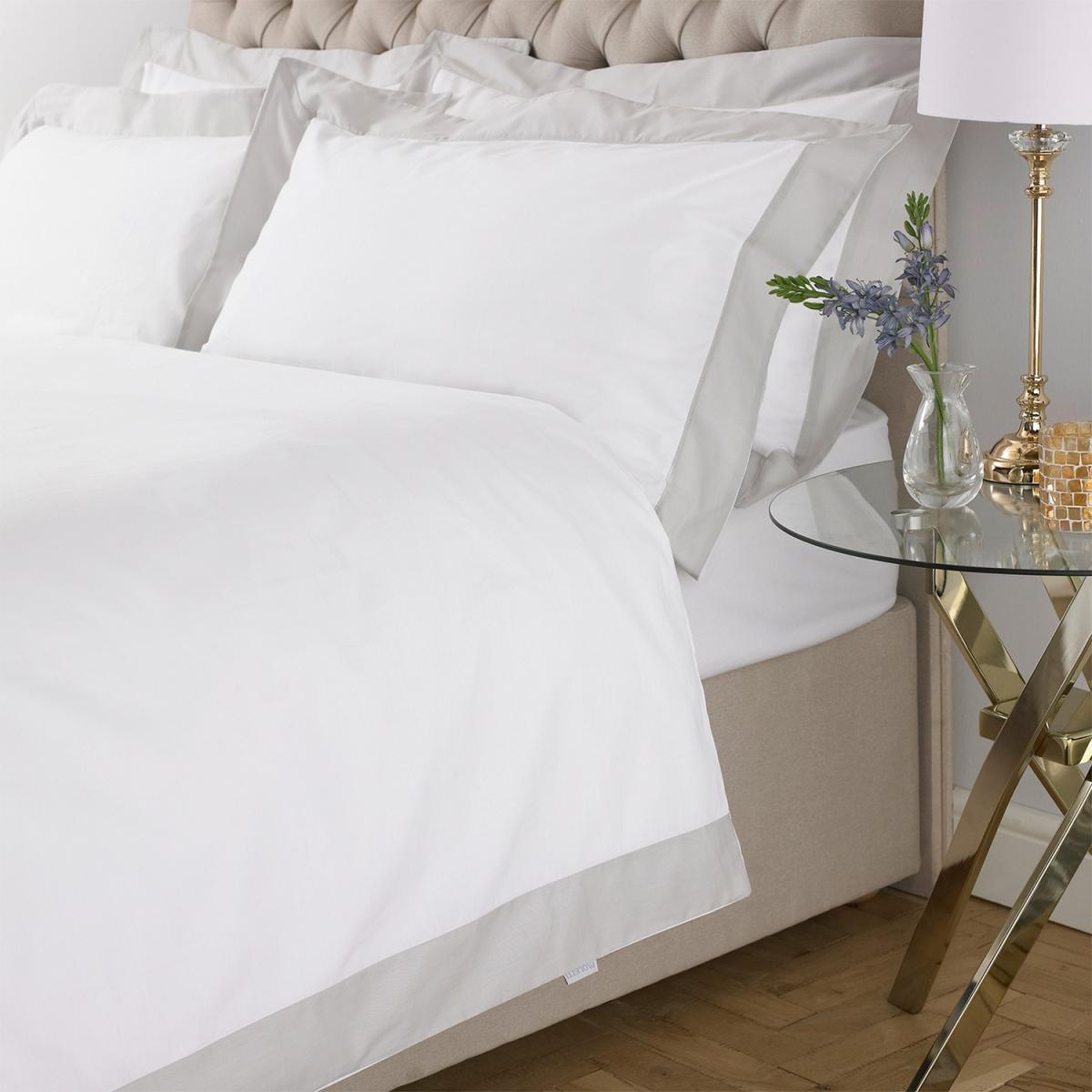Border Panel Pillowcase - Grey – image 1