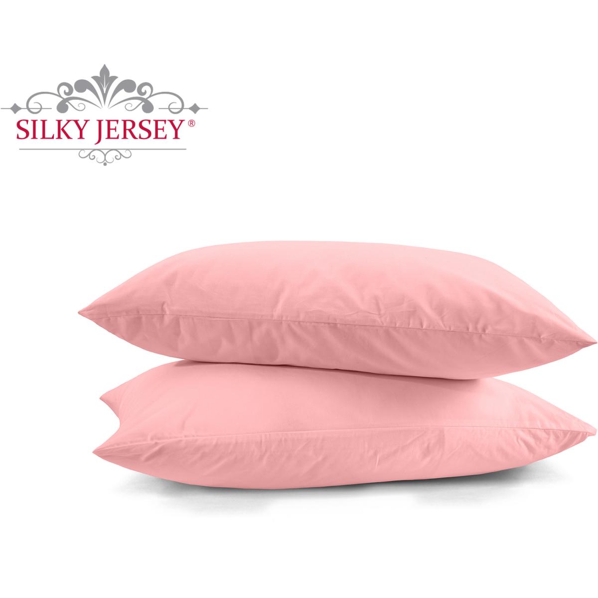 Silky Jersey Pure Cotton Pair Pillowcases  - Ecru – image 5