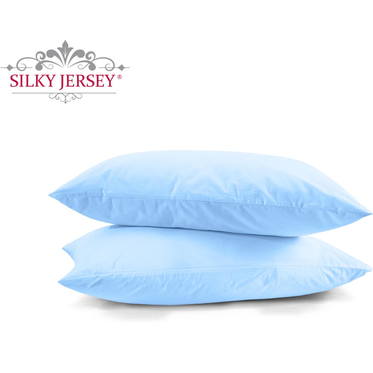 Silky Jersey Pure Cotton Pair Pillowcases  - Ecru – image 7