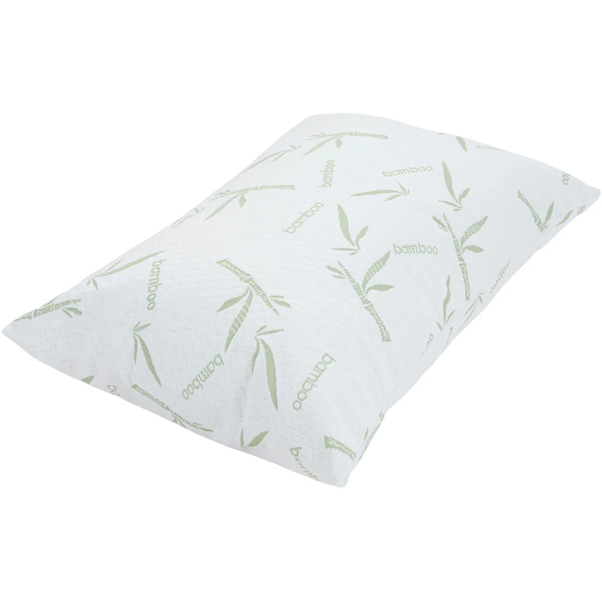 Pack of 2 Bamboo-Pattern Waterproof Pillowcases - White – image 8